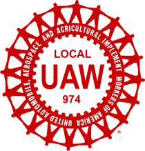 UAW Local 974 Banner